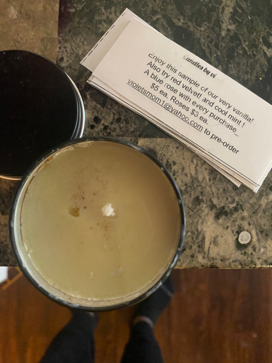 Very vanilla, 4 ounce candle