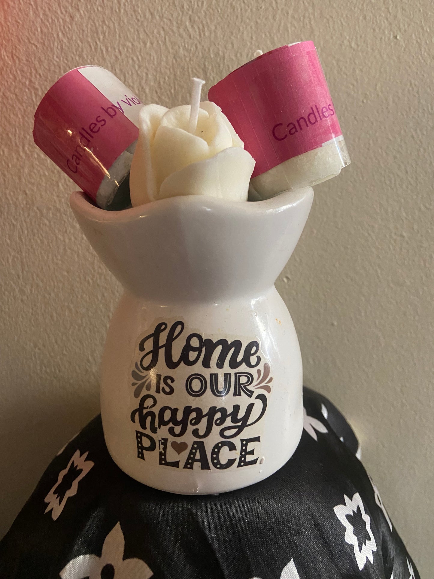 Rose wax melts/ rose tea lights