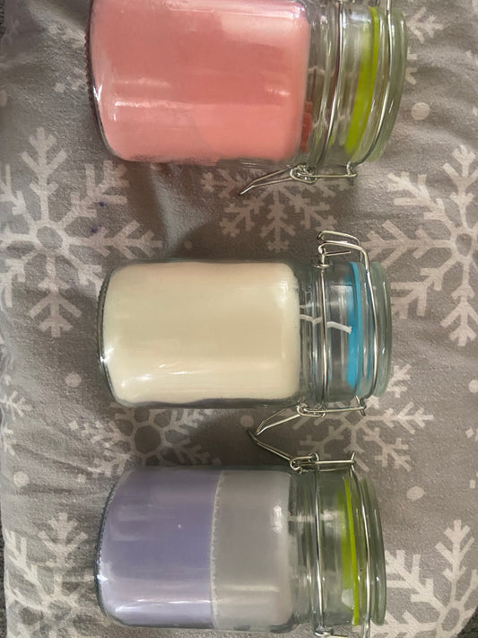 8 oz glass candle jars